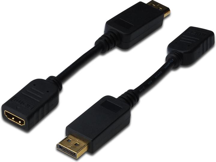 Image du produit Digitus DisplayPort – HDMI (0.15 m, DisplayPort)
