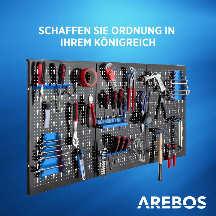 Image du produit Arebos Panneau à outils 17 pcs. bleu