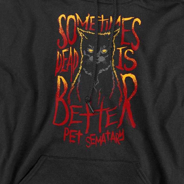Immagine prodotto Pet Sematary Dead Is Better Felpa con Cappuccio Uomo (M)