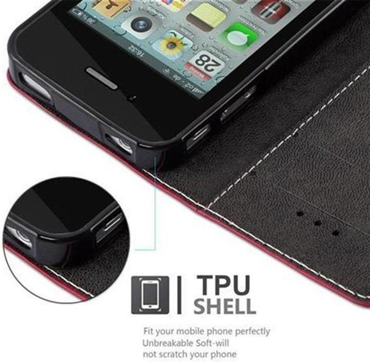 Produktbild Cadorabo Book X-Wallet Cover (LG G4s, Apple iPhone 4)