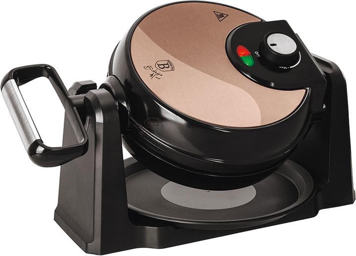Immagine prodotto BerlingerHaus BH9451 Macchina per waffle girevole con supporto Linea Metallica Oro Rosa