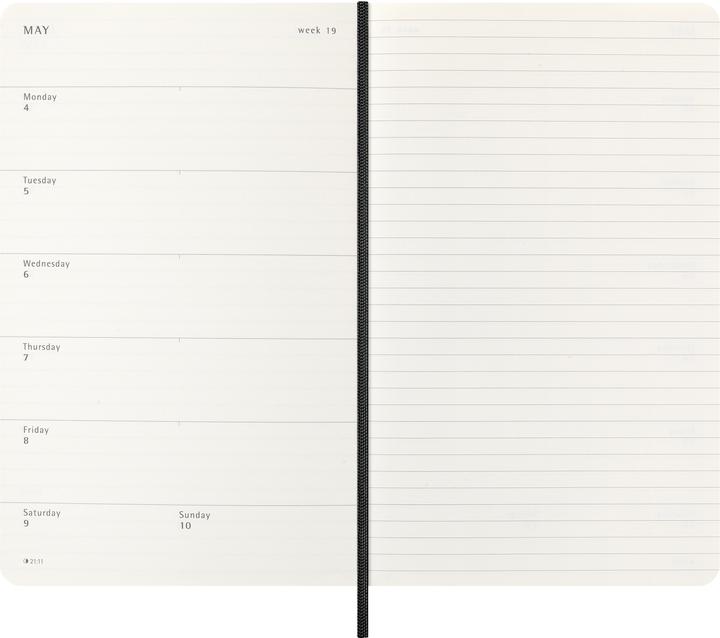 Actual product image Moleskine Geschäftsagenda Weekly (13 x 21 cm, English)