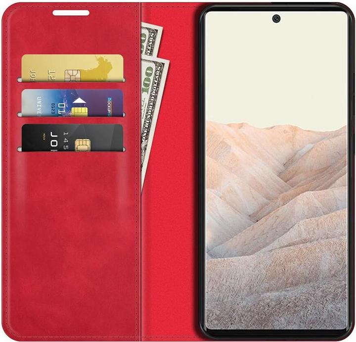 Actual product image Cover-Discount Google Pixel 6 Pro - Stand Flip Case Cover red (Google Pixel 6 Pro)