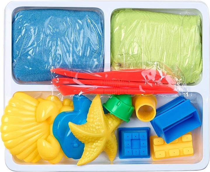 Produktbild Playtastic Kinetischer Sand mit Sand-Formen und Werkzeug