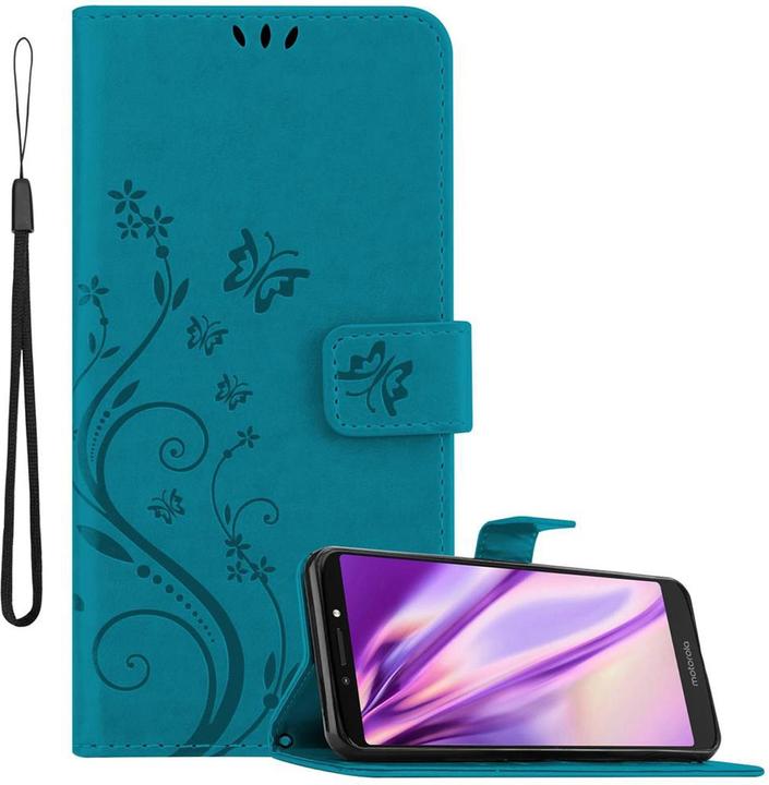 Image du produit Cadorabo Couverture du livre de fleurs (Motorola Moto E5 Plus)