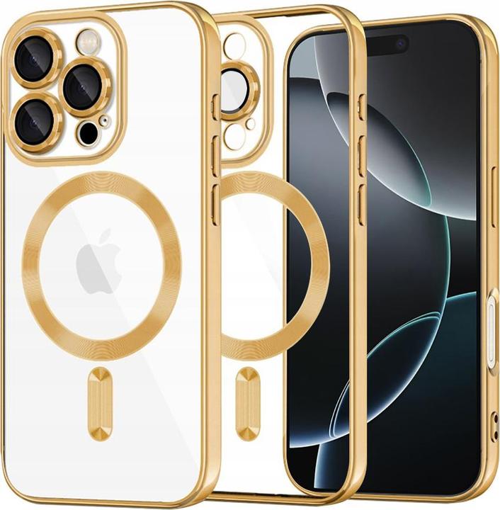 Produktbild Techsuit - Luxury Crystal MagSafe - iPhone 16 Pro - Gold (Apple iPhone 16 Pro)