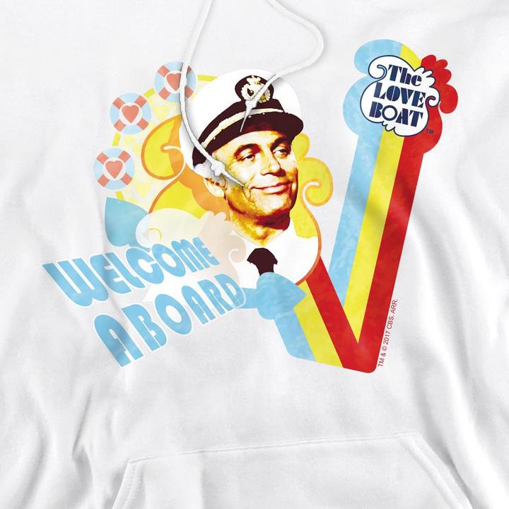 Immagine prodotto The Love Boat Welcome Aboard Felpa con Cappuccio Uomo (XXL)