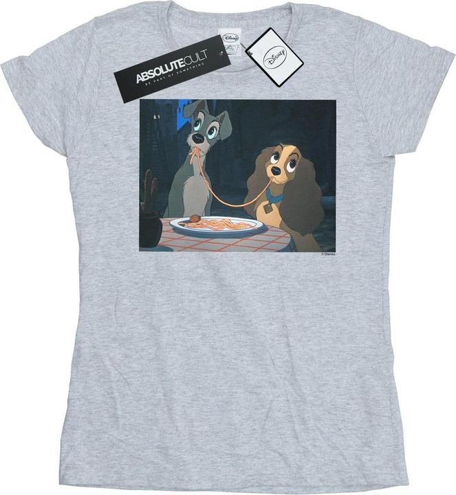 Disney Lady And The Tramp Spaghetti Slurp TShirt (S)