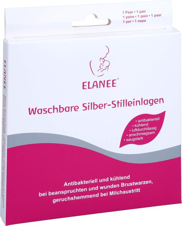 Actual product image Büttner-Frank Elanee silver nursing pad, 2 pcs (2 x)
