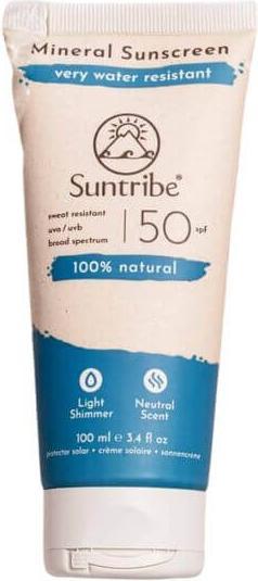 Suntribe Mineral Organic Sunscreen SPF 50 (Sonnencreme, SPF 50, 100 ml)