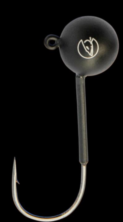 HRH Tungsten Jig Head BIG 14.0g Gr. 3/0, Black
