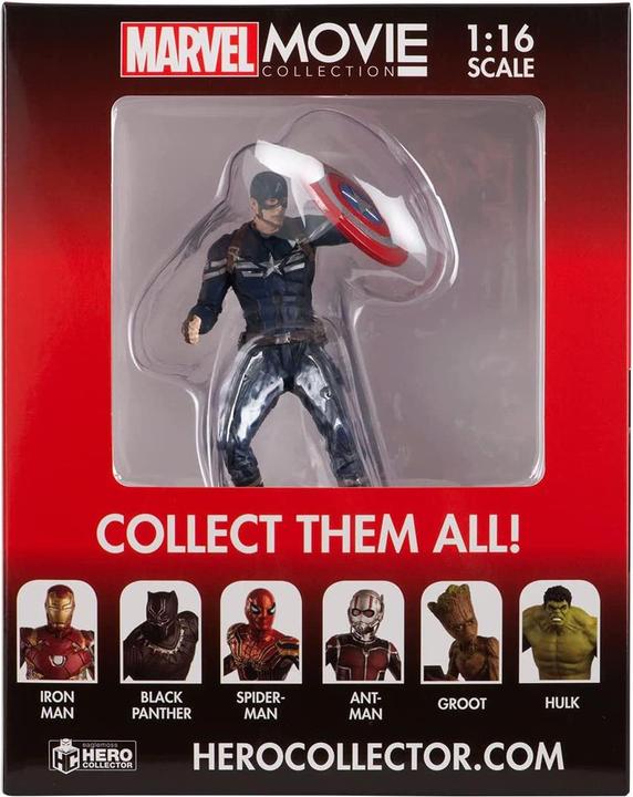 Image du produit Thumbs Up ThumbsUp! figurine Captain America 1:16 bleu/rouge