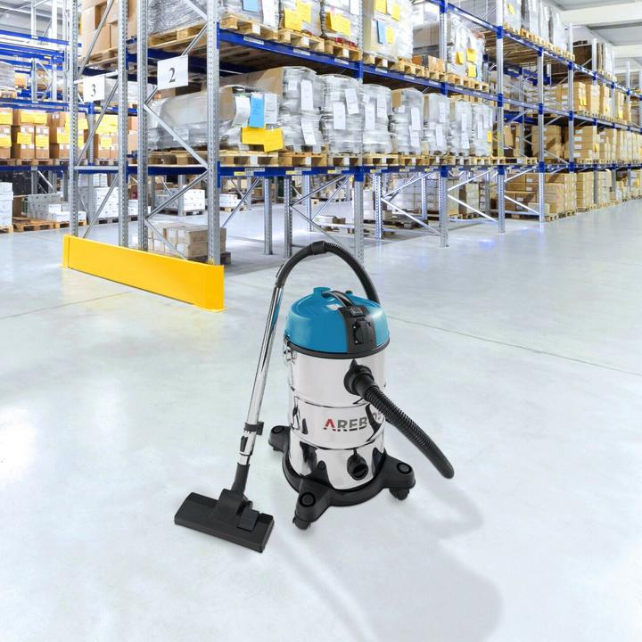 Actual product image Arebos Industrial vacuum cleaner 5IN1 - 30 L Blue (Wet dry vacuum cleaner)