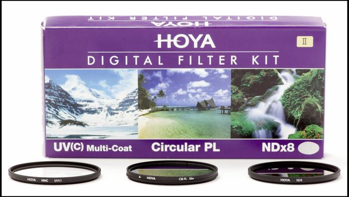 Produktbild Hoya Digital Filter Kit II (UV, CIR-PL & ND8) Filterset (37 mm, UV-Filter, ND- / Graufilter, Polarisationsfilter, 37 mm)