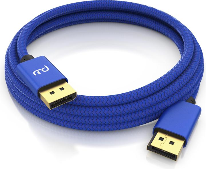 Actual product image Primewire DisplayPort Cable, 8K Premium DP 1.4 Monitor Cable, 8k 7680x4320 @ 60 Hz / 4k 3840 x 2160 120Hz (1 m, DisplayPort)