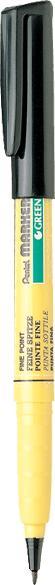Actual product image Pentel NM10-AO (Black, Yellow, 2 mm, 1 x)