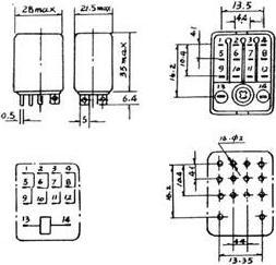 Actual product image Velleman Heavy-Duty Relay 24vdc 3a 4formc (Jqx13f/Dc24)