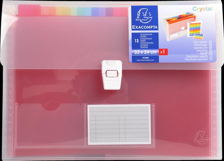 Image du produit Exacompta Pochette en cristal avec poignée (A4, 1 x)