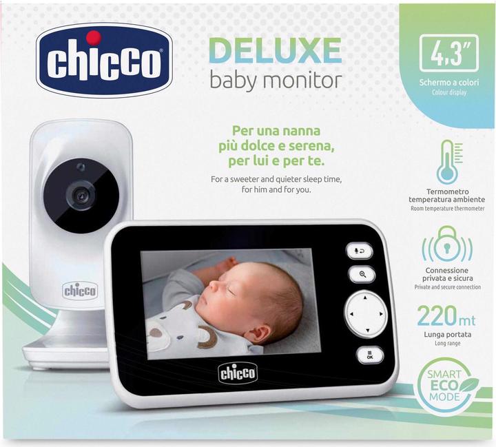 Produktbild Chicco Babymonitor Deluxe (Babyphone mit Kamera, 220 m)