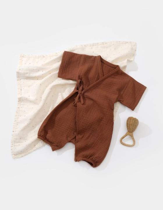 Image du produit BabyCosy Romper à double poitrine et à manches courtes (74)