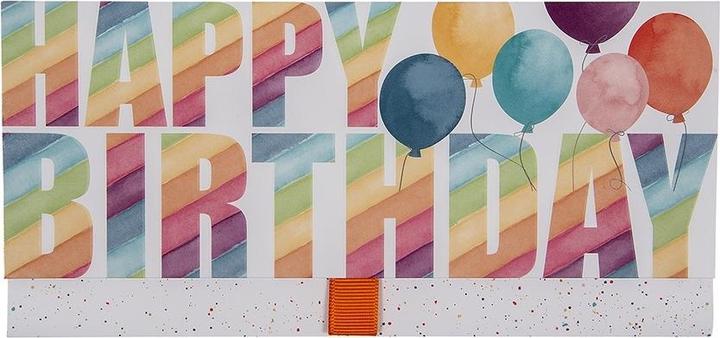 Actual product image Artebene Geschenkumschlag Happy Birthday Luftballons (Gift box, 1 x)