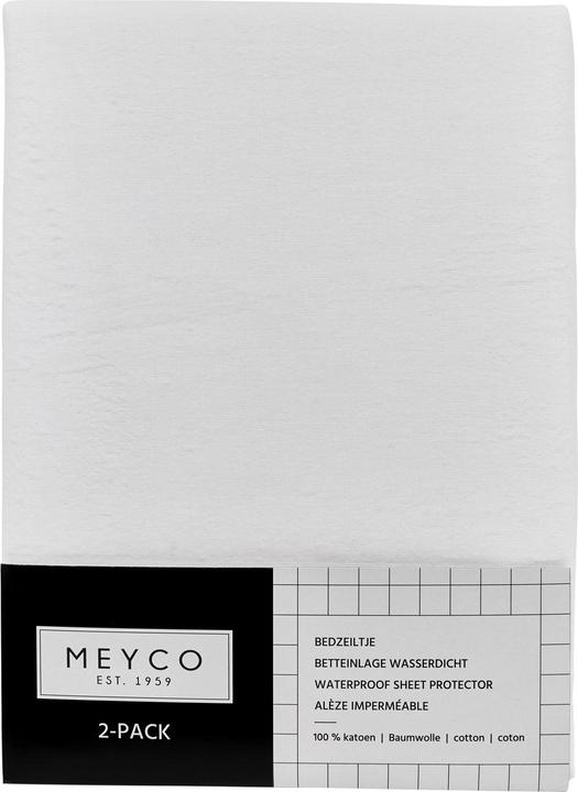 Meyco molton bed pad 2-pack 50x90 (50 x 90 cm)