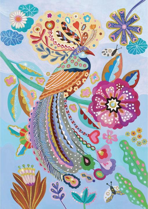 Image du produit Djeco Twisty Puzzle L'oiseau étincelant pcs (50 pièces)