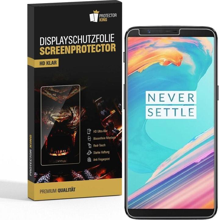 Actual product image Protectorking 6x Premium screen protector 3D CLEAR (6 Piece, OnePlus 5T)