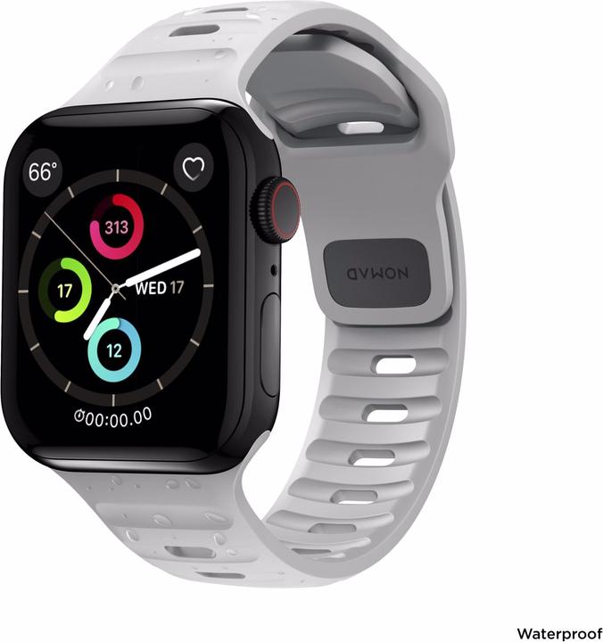 Immagine prodotto Nomad Sport Strap V2 40mm/38mm Lunar Gray (40 mm, Materiale sintetico)