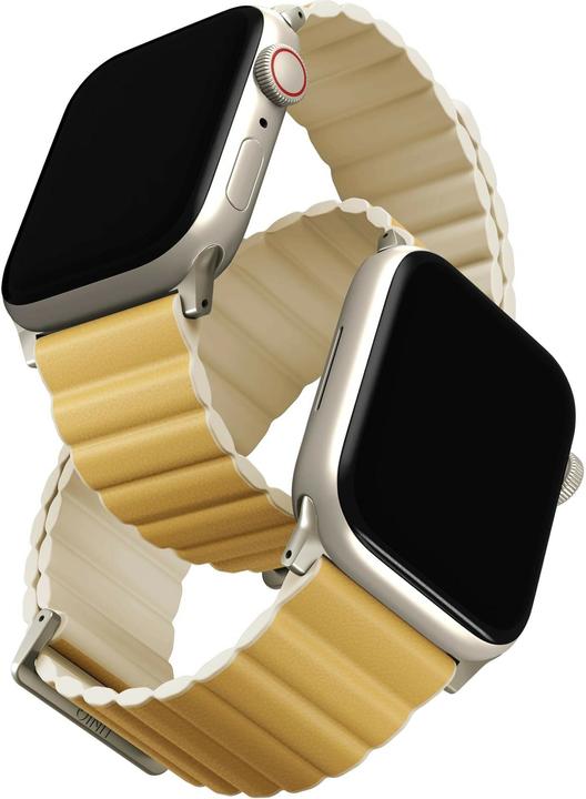 Actual product image Uniq pasek Revix Premium Apple Watch Series 1/2/3/4/5/6/7/8/SE/SE2/Ultra 42/44/45/49mm Edition Rever (ecological leather, Silicon, Plastic)