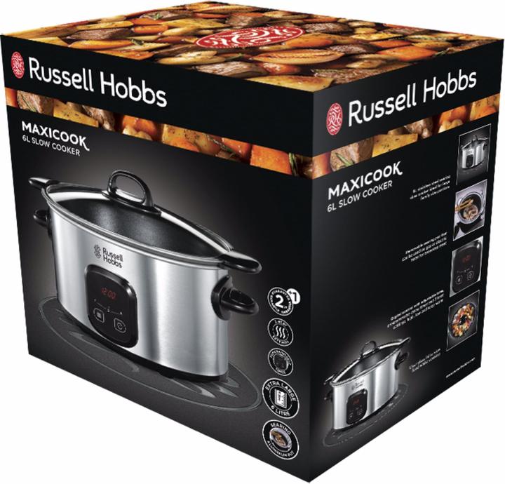 Actual product image Russell Hobbs 22750-56 MaxiCook digital slow cooker (CH plug)