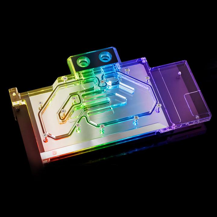 Produktbild Bitspower Classic ASUS TUF Gaming GeForce RTX 30 Series GPU Wasserkühler - Nickel + Acryl