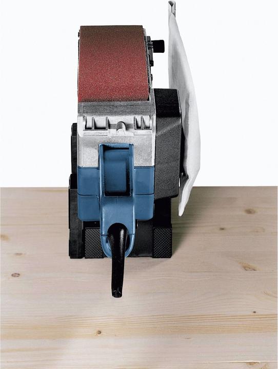Produktbild Bosch Professional Bandschleifer GBS 75 AE, mit Koffer, Gewebeschleifband, Staubsack, Grafitplatte (Bandschleifer, 750 W)