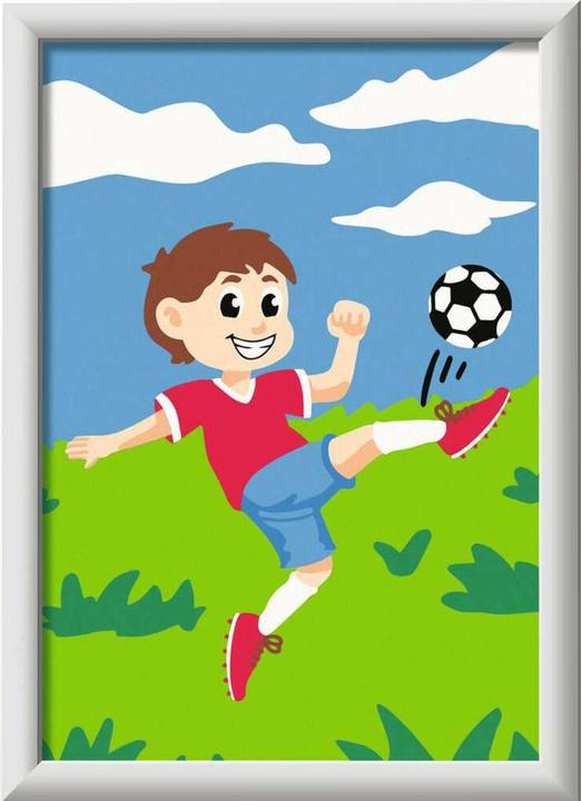 Actual product image Ravensburger Painting by numbers 23761 - Fun with football - Children aged 7 and over
