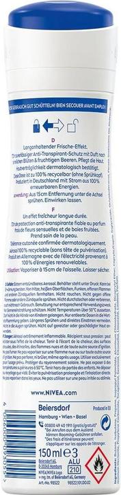 Energy Label NIVEA Fresh Sensation (Spray, 150 ml)