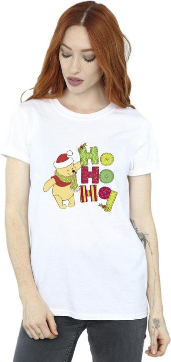 Produktbild Disney Winnie The Pooh Ho Ho Ho Scarf TShirt (M)