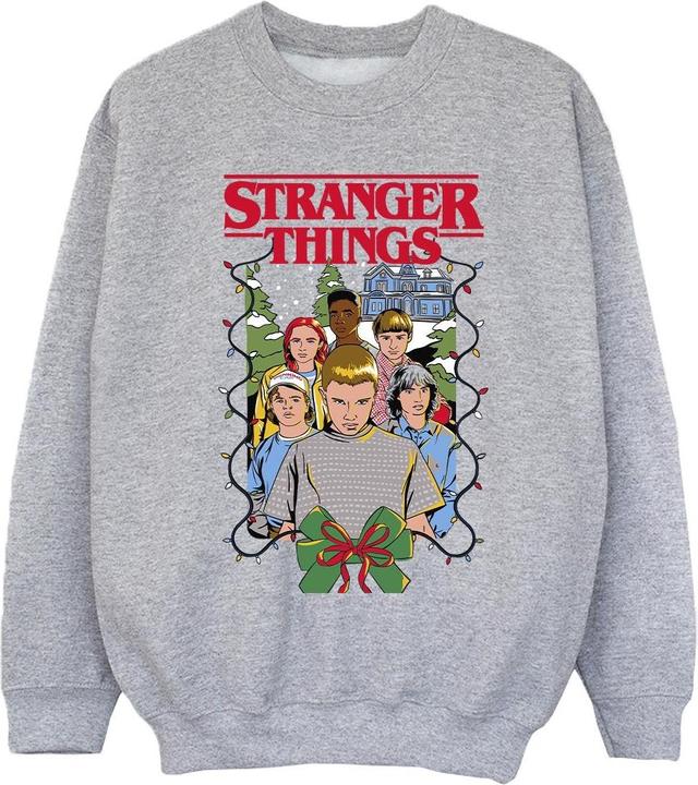 Netflix Stranger Things Christmas Poster Sweatshirt Mädchen