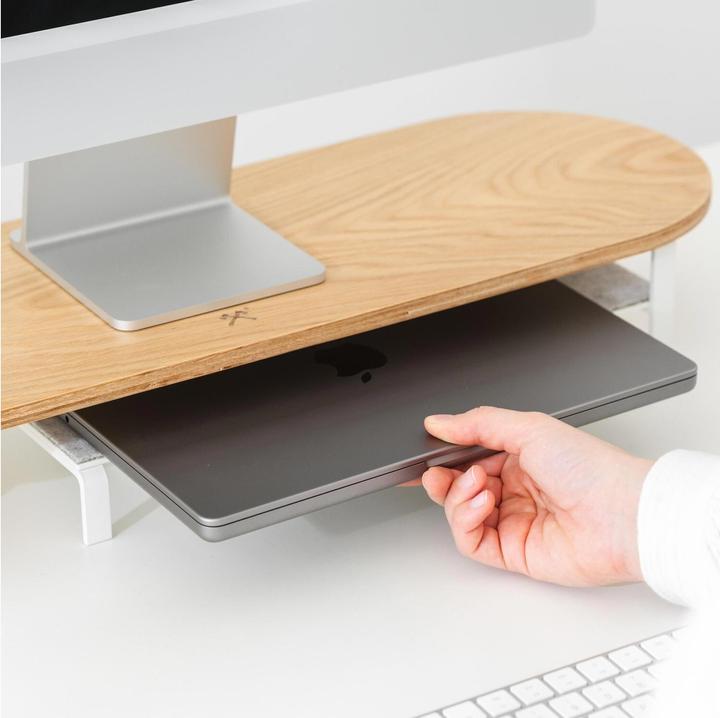 Produktbild Woodcessories Einzelmonitorständer mit Regal
