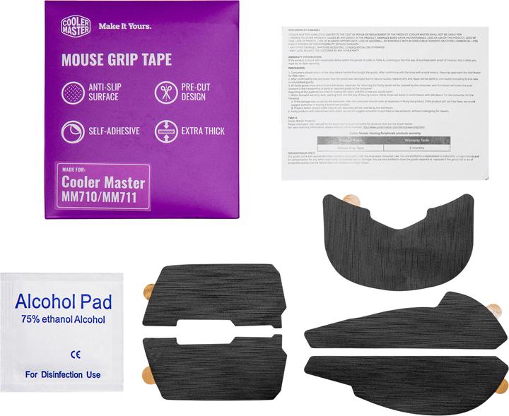 Produktbild Cooler Master Mouse Grip Tape MM710