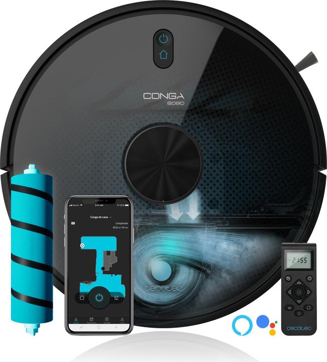 Actual product image Cecotec Conga 6090 Ultra Robot Vacuum Cleaner Bagless