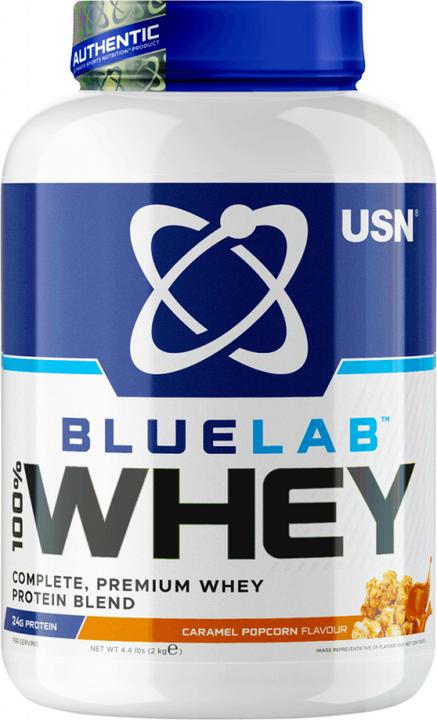 Produktbild USN Blue Lab 100% Whey Protein (Caramel Popcorn, 1 Stk., 2000 g)
