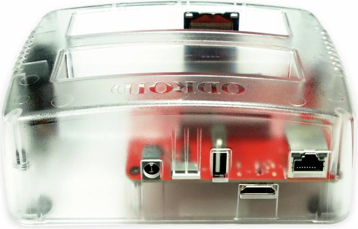 Actual product image Odroid HC4 with OLED