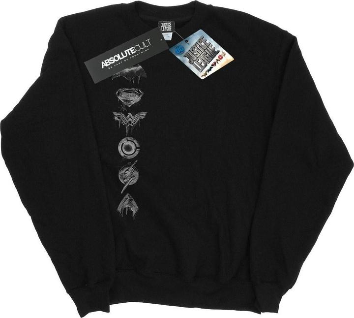 Justice League Movie Sprayed Emblems Sweatshirt (3XL)