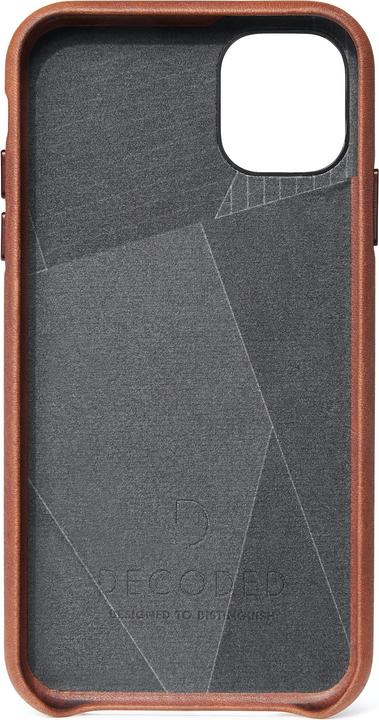Produktbild Decoded Leather Backcover für iPhone 11 Pro Max (6.5") Braun (Apple iPhone 11 Pro Max)