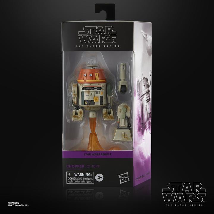 Produktbild Hasbro Star Wars: Rebels Black Series Actionfigur Chopper (C1-10P) 15 cm
