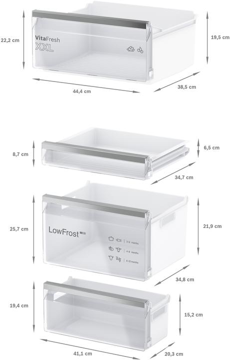 Actual product image Bosch Hausgeräte KIV86VFE1 (267 l)
