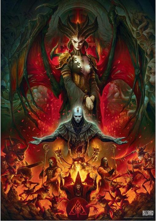 Immagine prodotto Good Loot Puzzle di massa di Diablo IV Lilith (1000 pezzi)