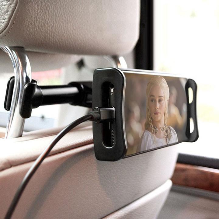 Image du produit Maclean Support de tablette de voiture Support d'appuie-tête universel pivotant à 360° MC-894