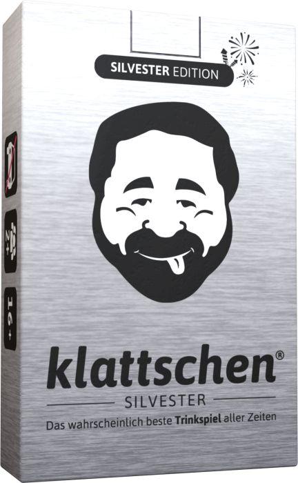 Produktbild Denkriesen - klattschen® - SILVESTER EDITION "Das wahrscheinlich beste Trinkspiel aller Zeiten"