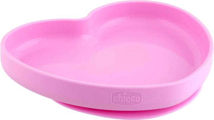 Image du produit Chicco Assiette silicone Coeur Girl